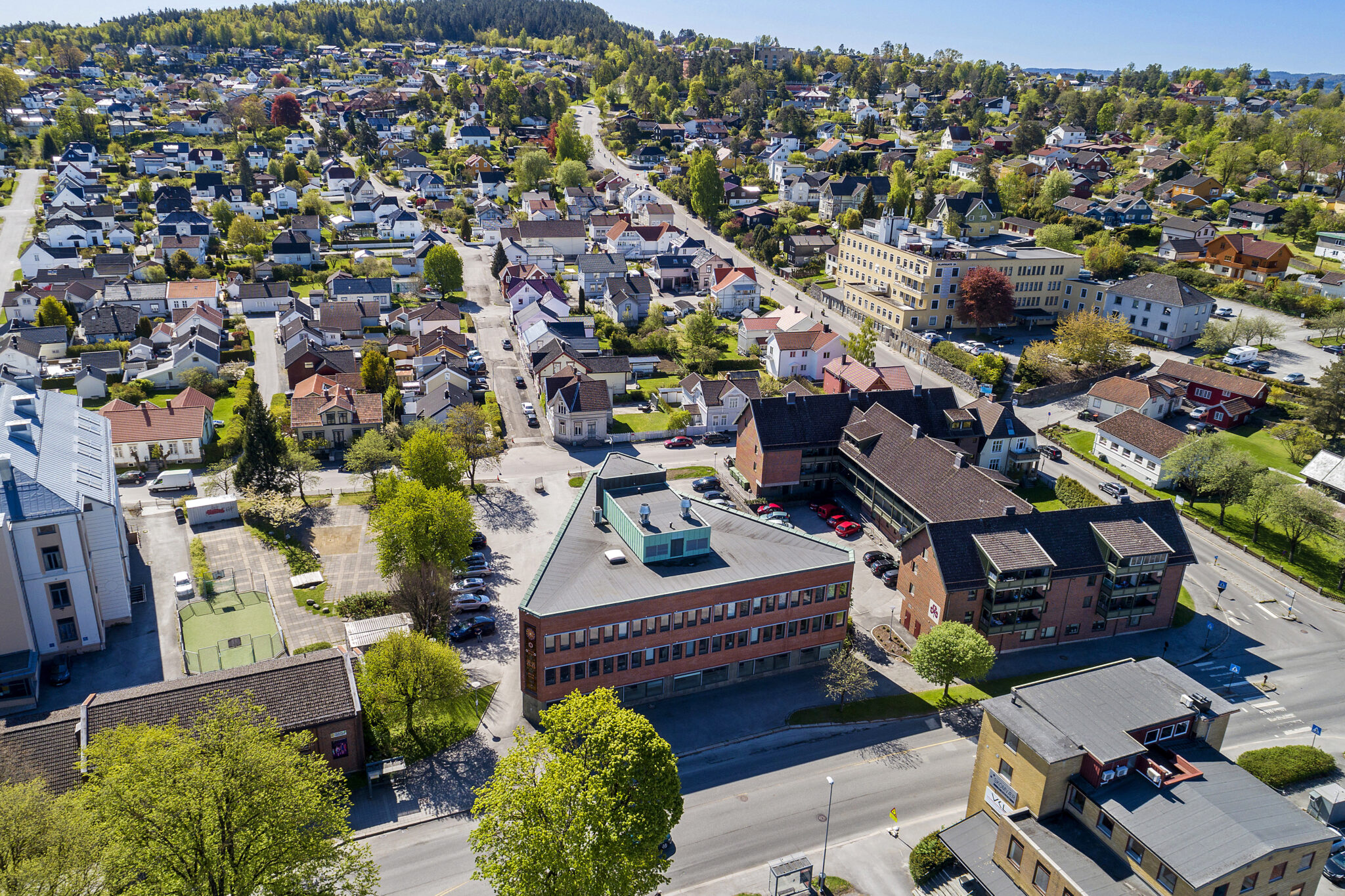 Sverresgate - fasade ovenfra